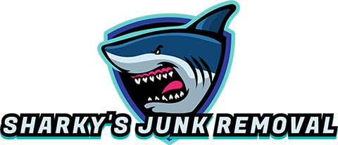 Sharky’s Junk Removal Logo